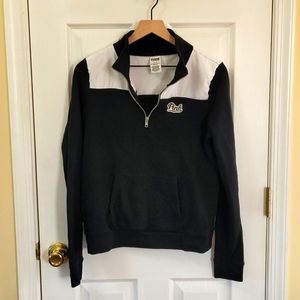 PINK Women's 3/4 Zip Sweatshirt - Medium